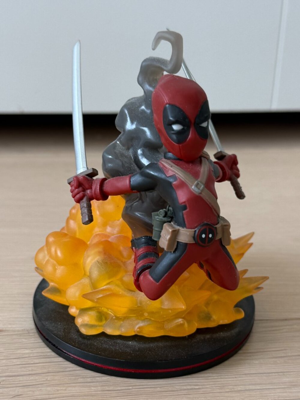 Marvel Deadpool Q-Fig 2015 Loot Crate Exclusive Explosion Diorama Figure 4.5"